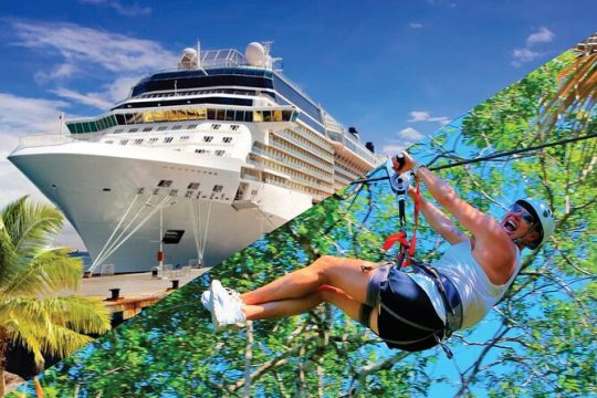 Zip Line for Cruise Ship Passengers, Puerto Vallarta Jungle Adventure