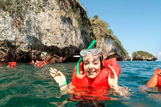 8 hour All Inclusive Tour in Catamaran Arcos Animas Quimixto
