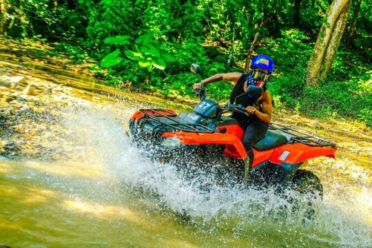ATV tour through the ancient streets and mountainous jungle of Vallarta