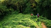 hiked to San poncho through the jungle trail