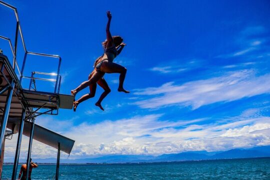 Private Boat Tour ChicaFUN3 Waterslides 45' Yacht [All Inclusive]