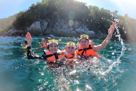 Snorkeling and ziplining in Puerto Vallarta
