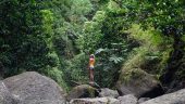 Great jungle hike to a waterfall