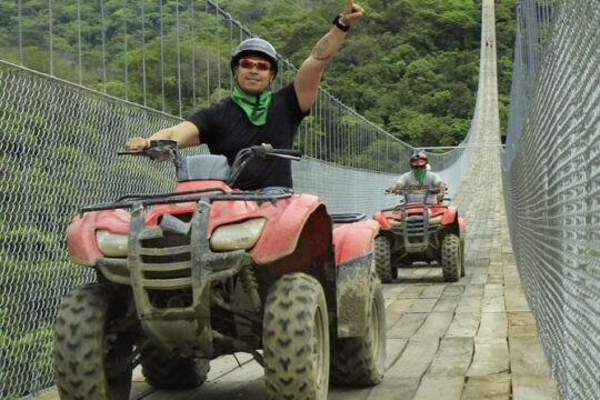 Atv or Razer Adventure in Jorullo Bridge and Zipline Experience